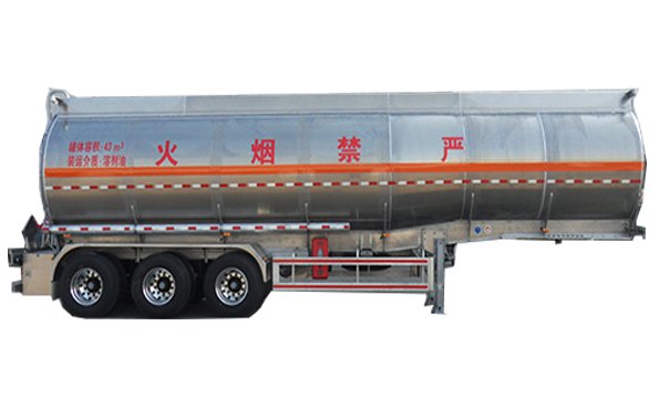 LHY9400GRY铝合金易燃液体罐式运输半挂车(图1) LHY9400GRY铝合金易燃液体罐式运输半挂车(图1)